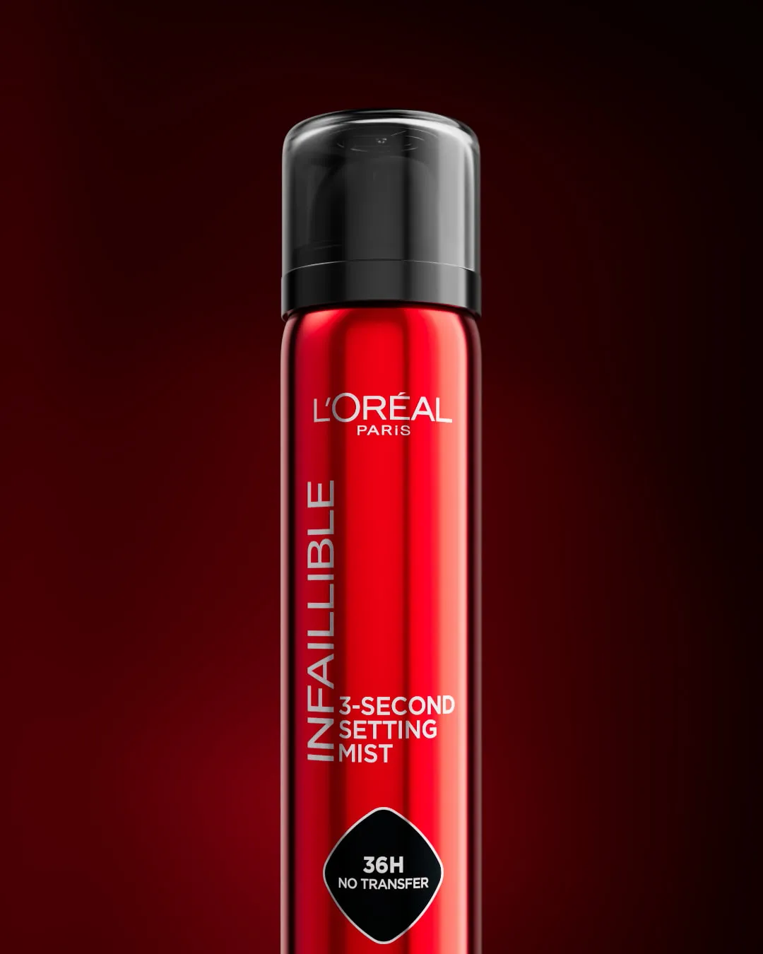 L'Oréal Paris Infaillible Setting Mist Cherry Edition, 3D Product Animation